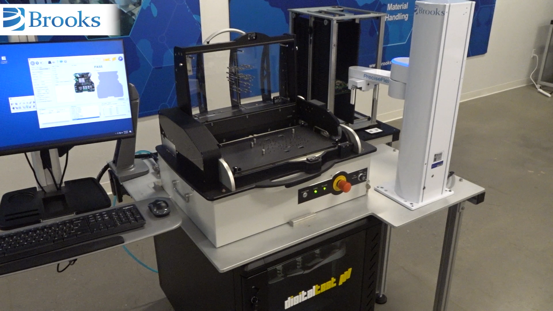 MEP100 | Brooks Roboter | Digitaltest Sparrow MTS 30 Testsystem